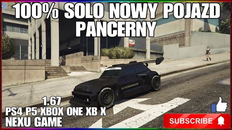 100 SOLO NOWYPOJAZD PANCERNY1 67 GTA V ONLINE PS4 P5 XBOX ONE XB