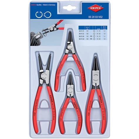 Knipex V Jeu De Pinces Pour Circlips Adapt Pour Pinces