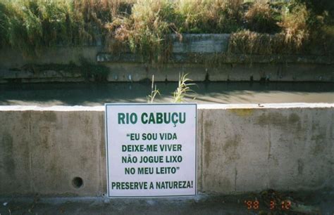 Qualidade Da Gua Do Rio Cabu U Est P Ssima Click Guarulhos