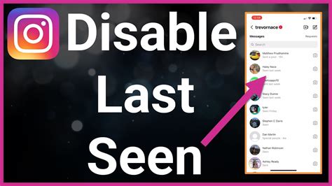 How To Turn Off Last Seen On Instagram Youtube