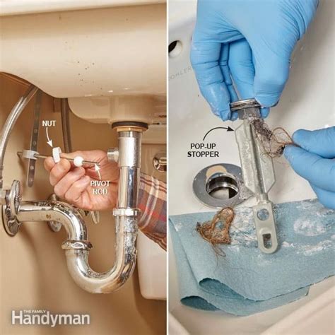 How To Prevent Clogged Drains Cleaning Sink Drains Bathroom Sink