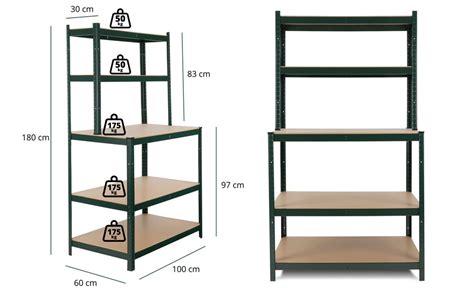 Stagecaptain Wbr Gr Tag Re Rangement Tabli Etagere Atelier