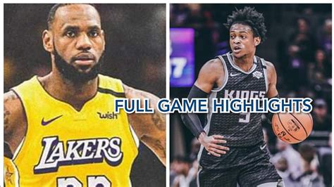 LA LAKERS VS SACRAMENTO KINGS FULL GAME HIGHLIGHTS FEBRUARY 2 2020