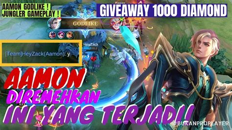 AAMON DIREMEHKAN INI YANG TERJADI Mobile Legends Bang Bang YouTube