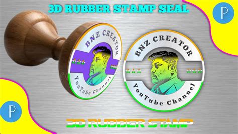 Rubber Stamp Seal Designing In Pixellab How To Make Rubber Stamp In