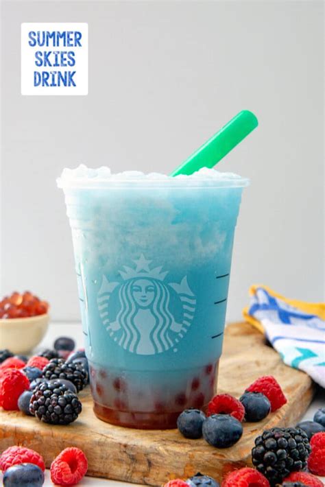 Summer Skies Drink Starbucks Copycat Recipe We Are Not Martha