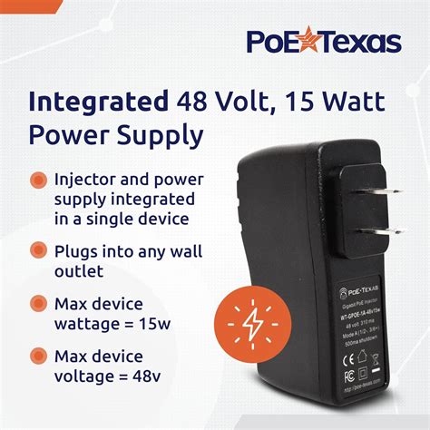 Poe Texas Ieee Af Poe A Usb C Power Y Datos Con Suministro