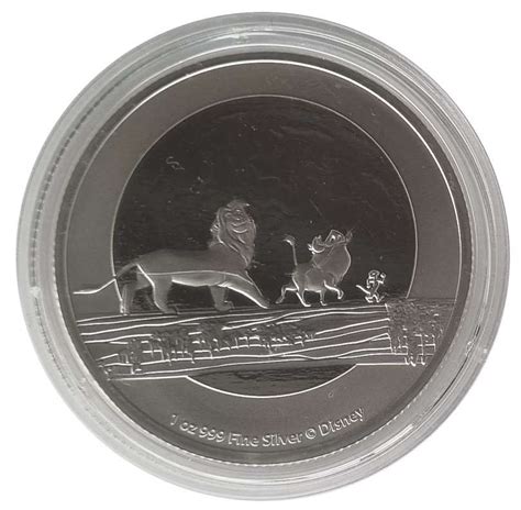 Niue 1 Oz Silber König der Löwen Hakuna Matata 2021 in Münzkapsel