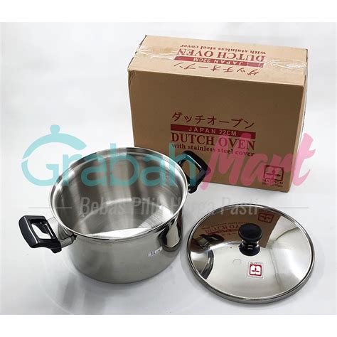 Jual PANCI MASPION DUTCH OVEN JAPAN 22 CM TUTUP STAINLESS Shopee