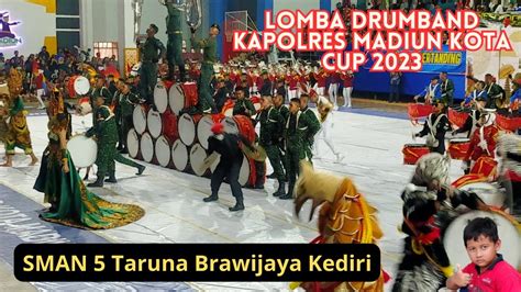 Sman Taruna Brawijaya Kediri Memukau Penonton Drumband Pada Lomba