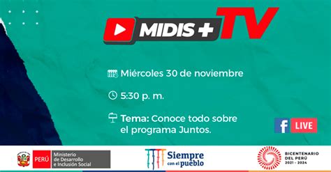 MIDIS Te Invita A Conocer Todo Sobre El Programa JUNTOS