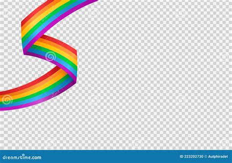 Drapeau Arc en ciel Lgbt Isolé Sur Png Ou Fond Transparent Symbole Lgbt Gay Pride Vecteur
