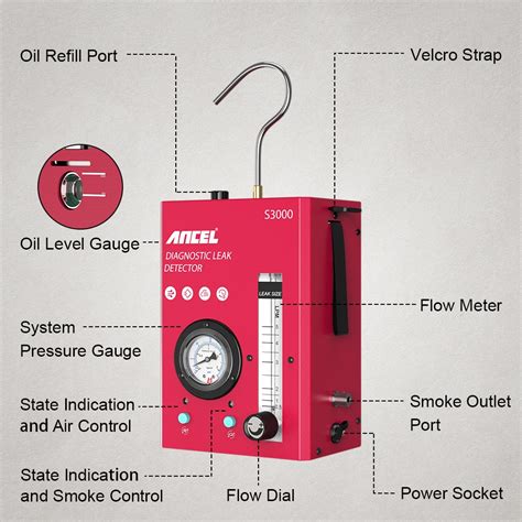 Tester Auto Ancel Smoke Generator S S S Detectie Scurgere