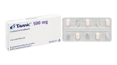 Tavanic Levofloxacin 500mg Sanofi H5v