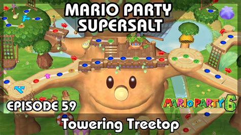 Mario Party Supersalt Towering Treetop Mario Party Youtube