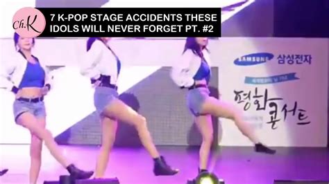 K Pop Stage Accidents These Idols Will Never Forget Youtube