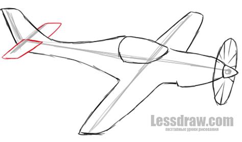 How to Draw a War Plane | Lessdraw