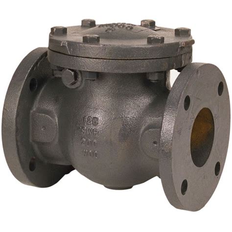 F 918 B Check Valve Cast Iron Swing Flanged On Nibco