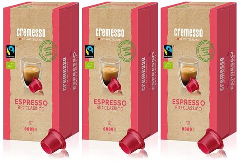 Cremesso Espresso Bio Classico 16 Kapseln 3er Pack Amazon De