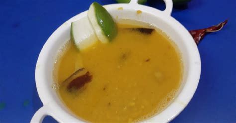 Barnali Samanta Khusi দ্বারা কাঁচা আম দিয়ে ডাল Mango Dal Recipe In