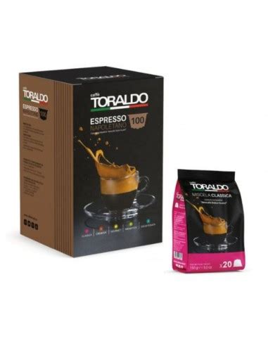 CAFFE TORALDO Dolce Gusto CLASSICA Cartone 100 Capsule 5 Sacchetti Da 20