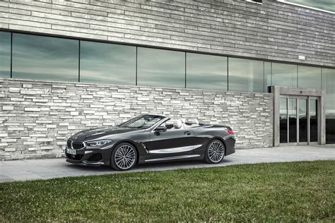 The New Bmw 8 Series Convertible In Colour Dravit Grey Metallic And 20 M Wheels Multi Spoke