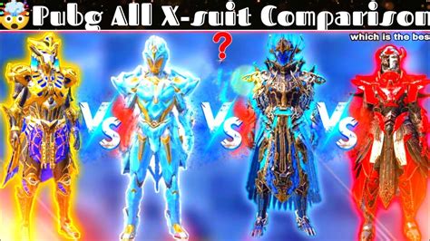 Pharaoh X Suit Vs Avalanche X Suit Vs Ocean X Suit Vs Blood Raven X