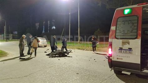 Choque fatal en Aristóbulo del Valle falleció un motociclista