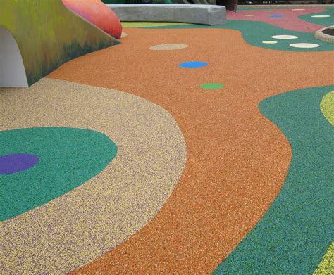 No Fault Safety Surface For Playgrounds Comes In A Variety Of Colors