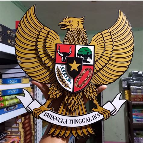 Jual Termurah Garuda Pancasila Lambang Negara Hiasan Dinding Kayu Di