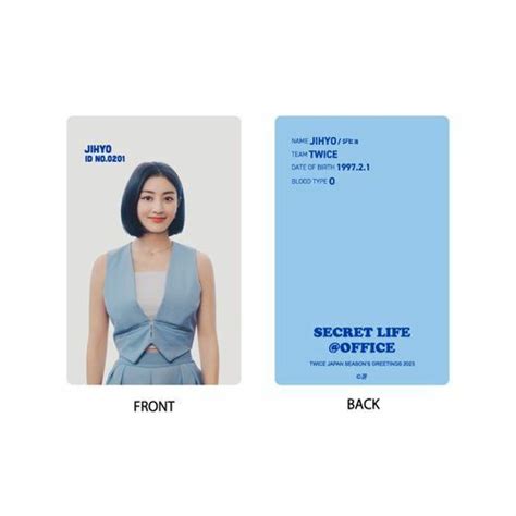 221015 Jihyo Secret Life Office Japan Seasons Greeting 2023 I D