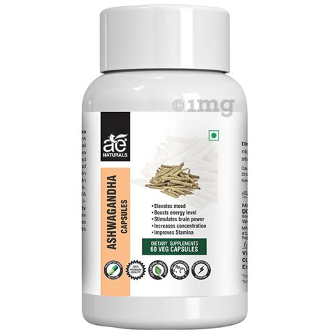 Ae Naturals Ashwagandha Veg Capsule Buy Bottle Of 600 Vegicaps At Best Price In India 1mg