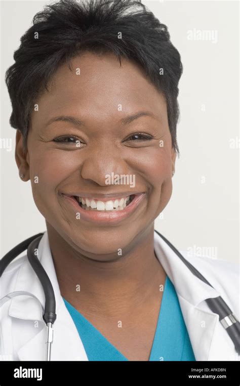 Portrait Of Doctor Smiling Stock Photo Alamy