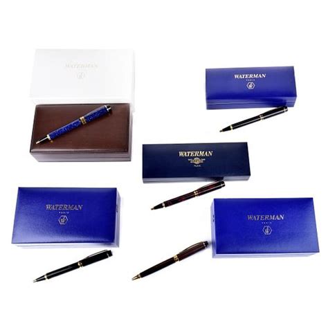 5 Waterman Paris Ballpoint Pens Sold At Auction On 19th February