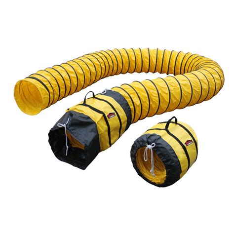 XPOWER Extra Flexible 16 In In Dia 25 Ft Ventilation PVC Duct Hose