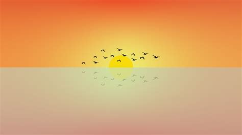 82989 Birds Sky Minimalism Minimalist Artist Artwork Digital Art