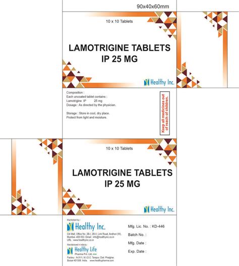 Buy Online Lamotrigine Tablets Manufacturersupplier And Exporter From India