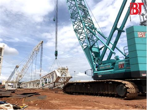 Crane rental at VNT19 PAPER FACTORY QUANG NGAI Công ty Cổ phần Binh