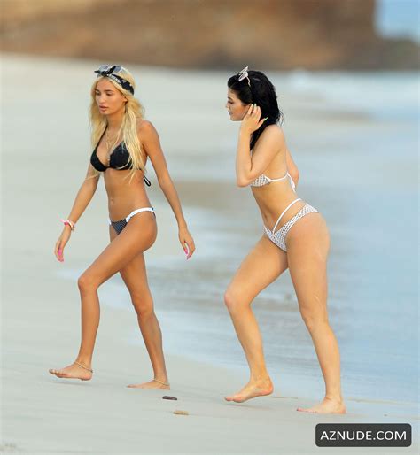 Kylie Jenner Sexy On A Beach In Bikini In Punta Mita Mexico AZNude