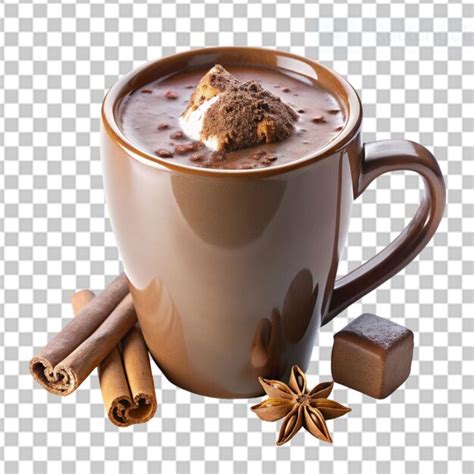 Premium PSD Hot Chocolate On Transparent Background