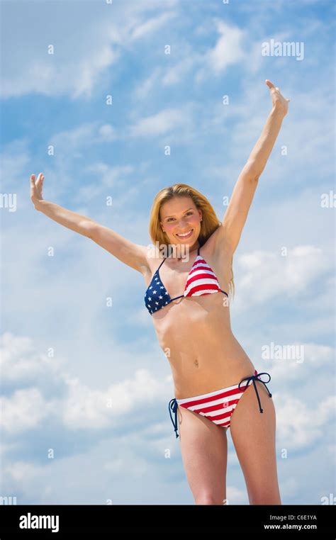 Stars Stripes Bikini Hi Res Stock Photography And Images Alamy