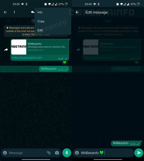 Whatsapp Trabalha Em Uma Opção Para Permitir Editar Uma Mensagem Enviada