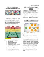 Brochure Docx South Middle School RTI MTSS And Special Education