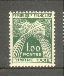 FRANCE STAMP TIMBRE TAXE N 94 GERBE 1F VERT 1960 NEUF Xx TTB EBay