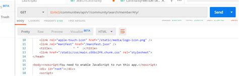 Reactjs Postman You Need To Enable Javascript To Run This App