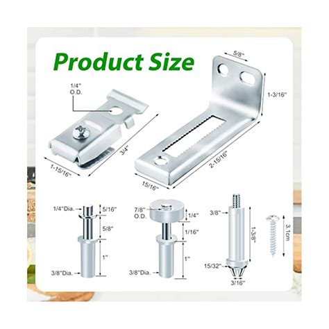 Bi Fold Door Hardware Repair Kit Closet Door Hardware For 38 Inch Thick Doorswith Top And