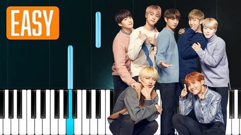 Bts 방탄소년단 봄날 Spring Day 100 Easy Piano Tutorial Youtube