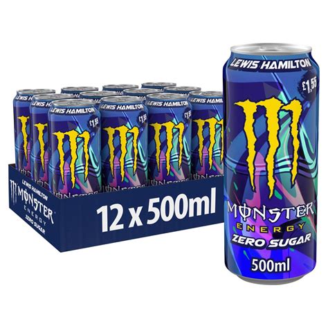 Monster Energy Drink Lewis Hamilton Zero Sugar Ml Pm Bb