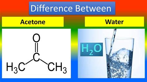 Difference Between Acetone And Water Youtube