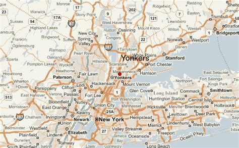 Maps Of Yonkers New York